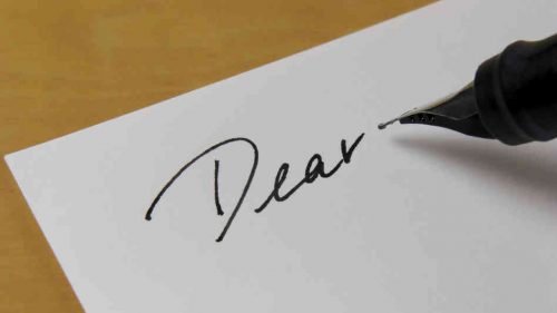 Letter from a potential sponsor